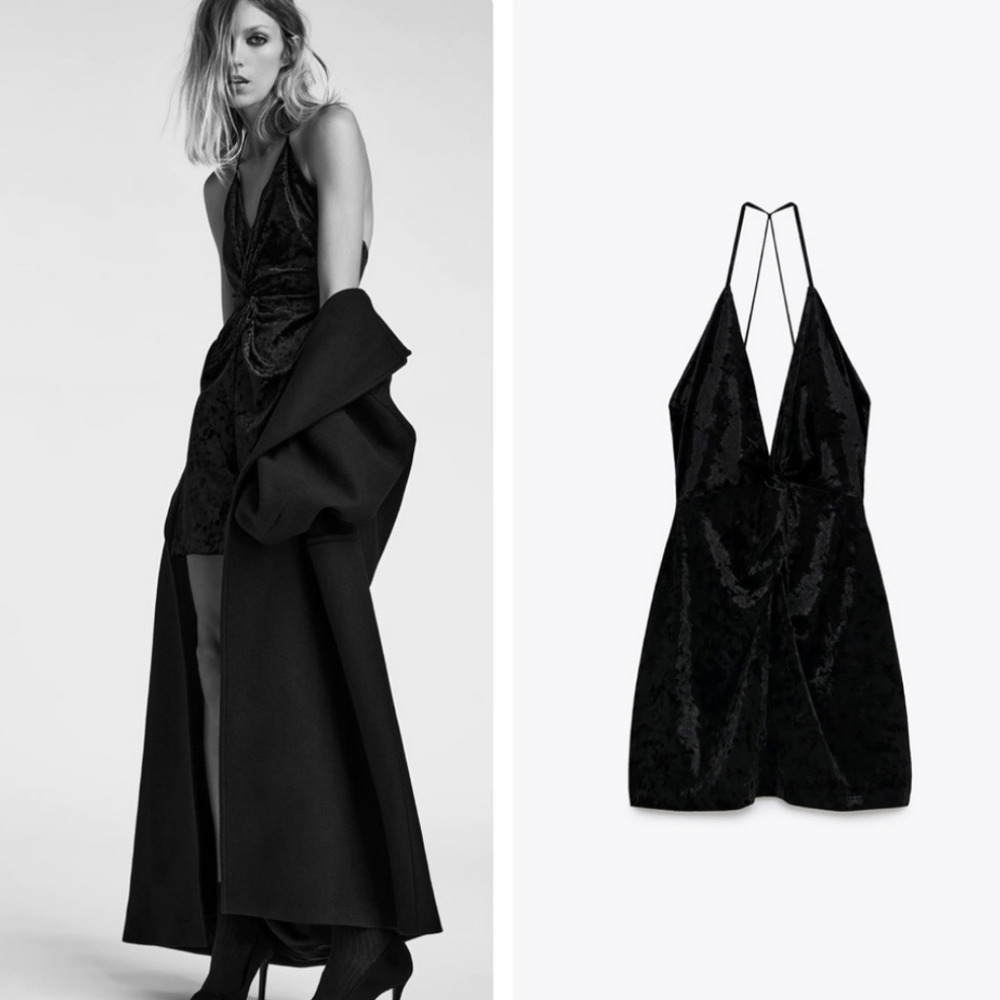 Black Velvet Dress